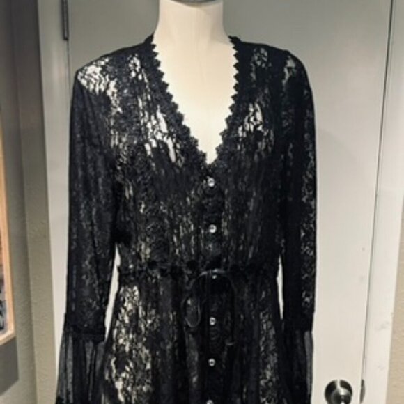 black lace blouse by adore - Picture 1 of 15